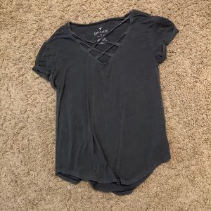 Dark grey tee